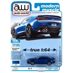 Auto World 1:64 Chevrolet Camaro ZL1 2018 hyper blue